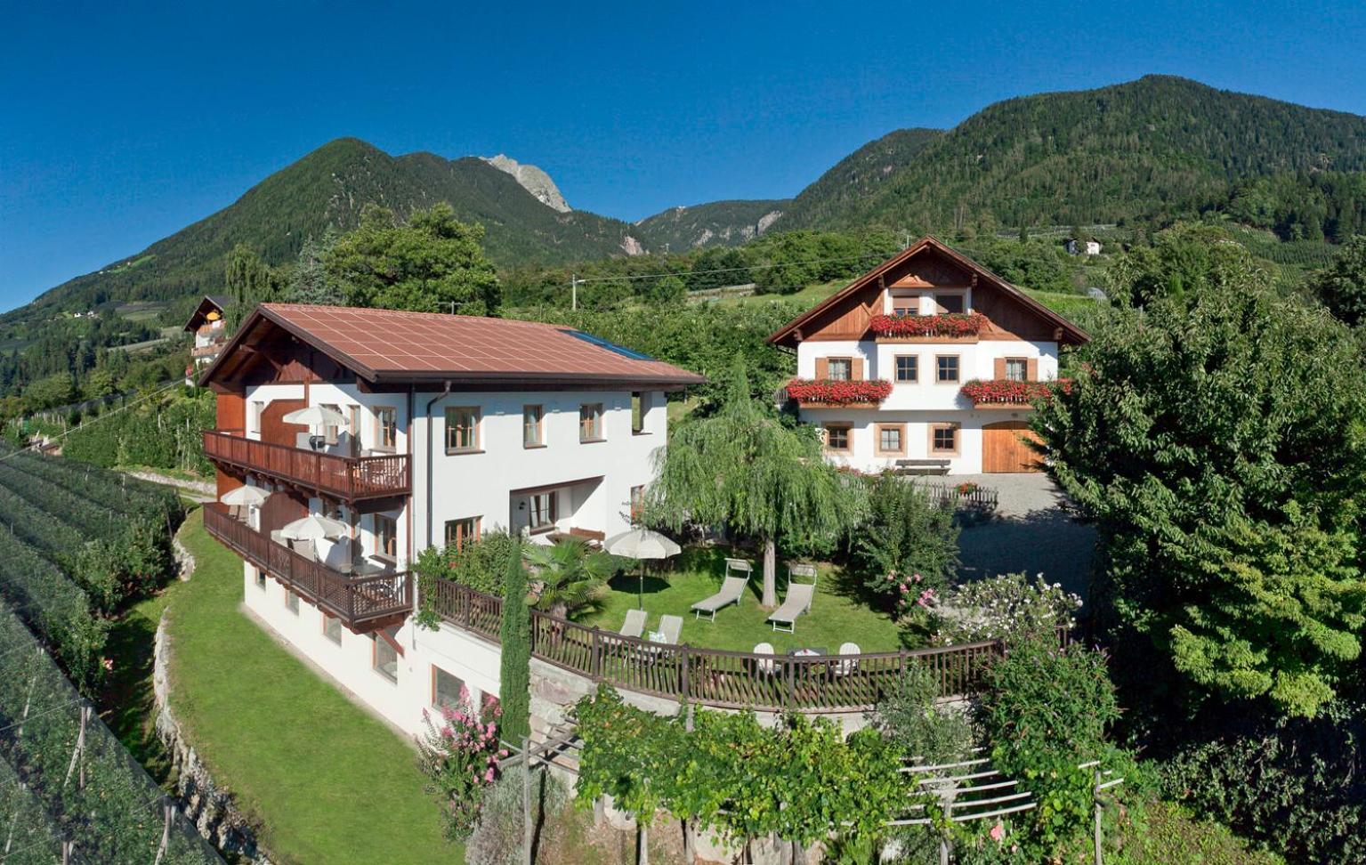Appartement Schwarzplatterhof à Merano Extérieur photo