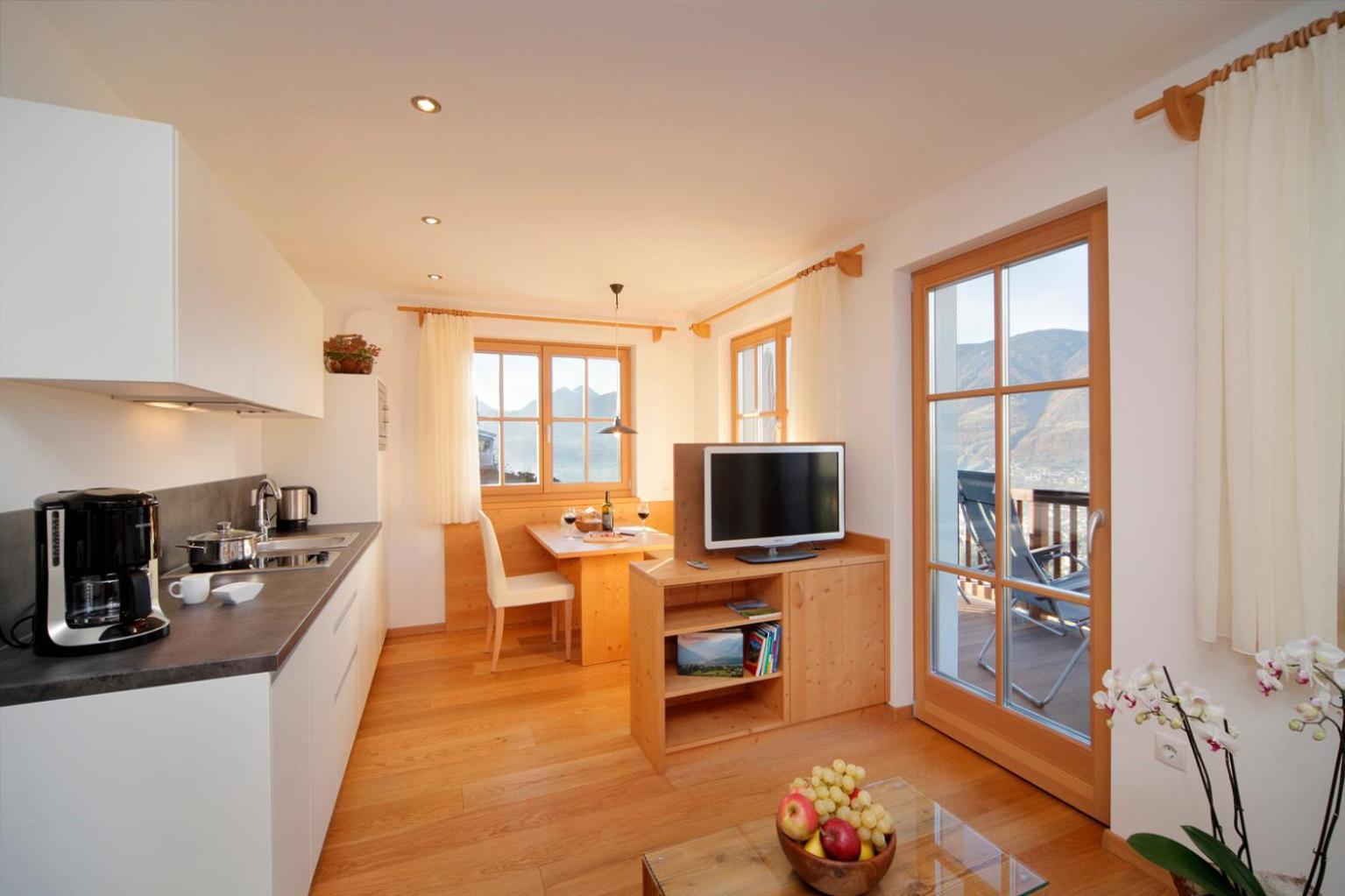 Appartement Schwarzplatterhof à Merano Extérieur photo